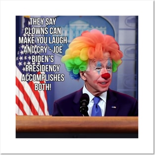 Clowns Joe biden Posters and Art